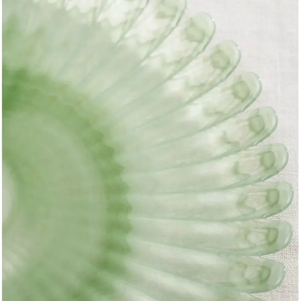 NIB Anthropologie Terrain Glass Scallop Plate, Large (set of four available!)